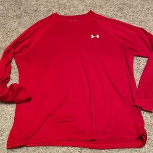 Under Armor Red Long Sleeve, Heat Gear
